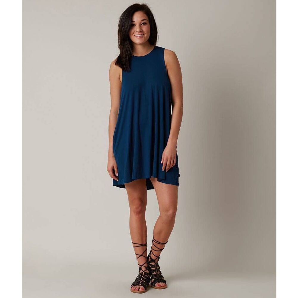 RVCA Sucker Punch T-shirt Tank Dress Deep Sea Teal Size Medium